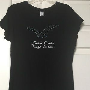 St Croix Virgin Island Fitted Tee by Pimatee